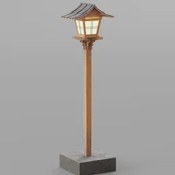 Wooden Lantern (Toro)
