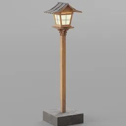 Wooden Lantern (Toro)