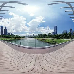 Redwood Bridge at noon 16k