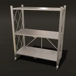 Metal Shoe Rack with Wheels