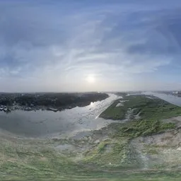 Riverbank HDR Panorama