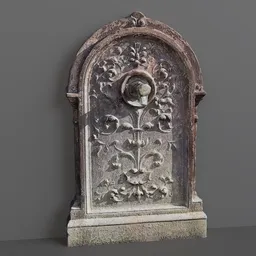 Outdoor wall fountain