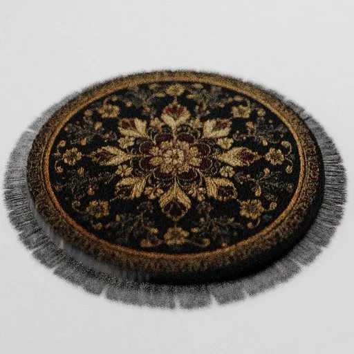 Rug floral pattern