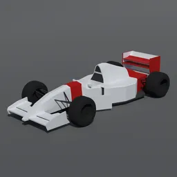 Low Poly McLaren MP4/8
