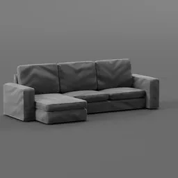 Sofa with chaise