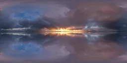 Infinite Real Sky - Golden Cloud Sunset