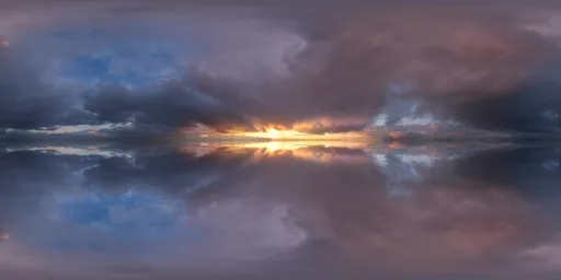 Infinite Real Sky - Golden Cloud Sunset