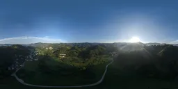 Sunrise on the Hills HDR