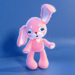 Knitted toy bunny