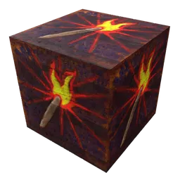 "Medieval Box 03 3D model for Blender 3D - an expertly crafted asset capturing the essence of the middle ages, featuring PBR seamless tile texture and customizable shader node. Perfect for creating historical visual projects or medieval-themed video games."