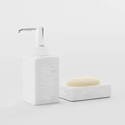 Soap and dispenser