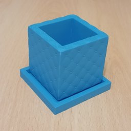 Planter with Tufting Pattern