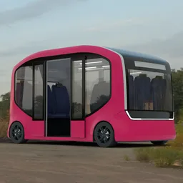Self-driving minibus