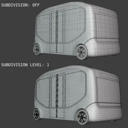 Self-driving minibus