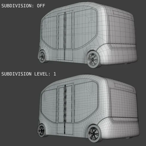 Self-driving minibus