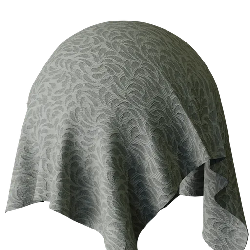 Leaves Grey Jacquard