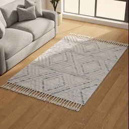 Diamond Fringe Rug