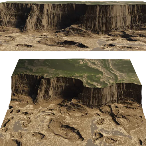 Riff Cliffs Mountains