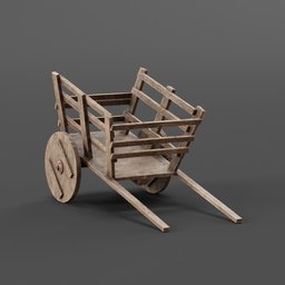 Wooden cart small