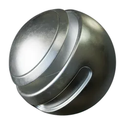 Realistic old procedural silver