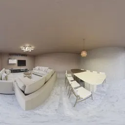 Modern Waterfront Living Room