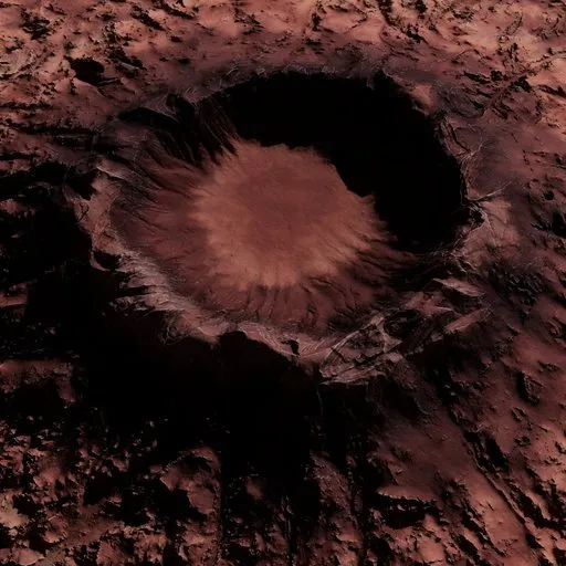 Jagged Crater Terrain
