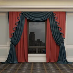 Elegant Two-Tone Drapery