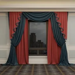 Elegant Two-Tone Drapery