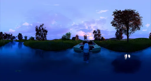 Sunset Lakeside Dock