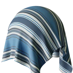 Stripe Blue Jacquard