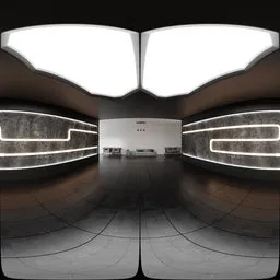 Futuristic Garage Studio HDRI