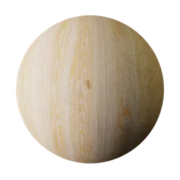Scratched Pale Cypress Wood