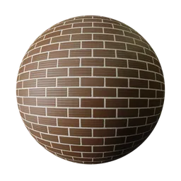 Brown Grooved Brick