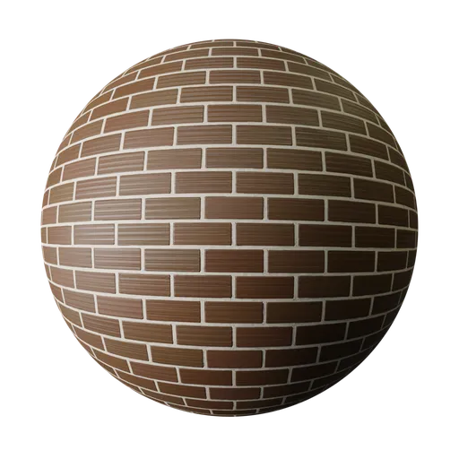 Brown Grooved Brick