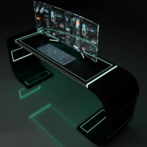 Sci Fi Computer on a Sci Fi desk