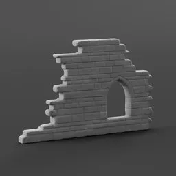 Ruins wall