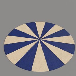 Round radiant pattern Carpet