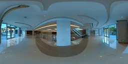 Next to the indoor elevator