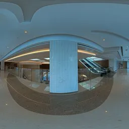 Next to the indoor elevator