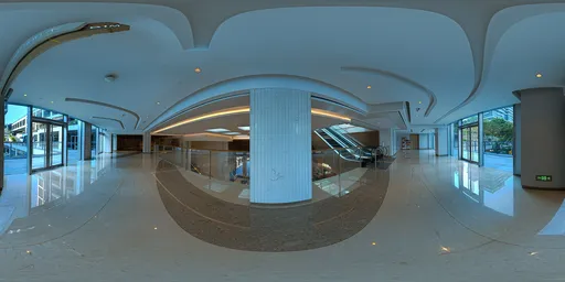 Next to the indoor elevator