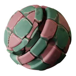 Stylized stone tiles