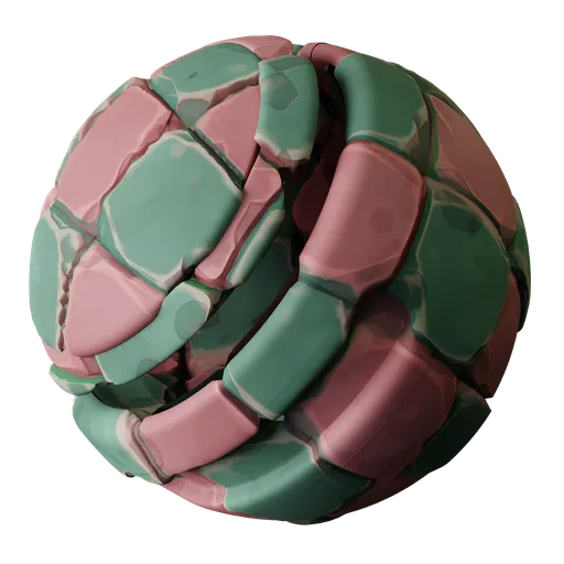 Stylized stone tiles