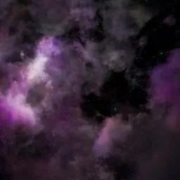 Vibrant 3D nebula scene created with volume shader, optimal for Blender Eevee rendering.