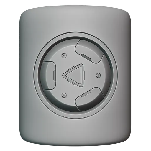 Blender 3D sculpting brush for high-detail hard surface modeling, showcasing intricate geometric pattern imprint.