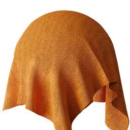 Orange Corduroy Fabric