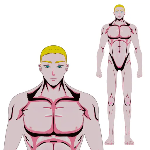 Anime Young Man Base