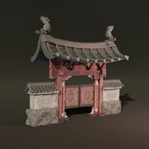 Japanese Gate Door