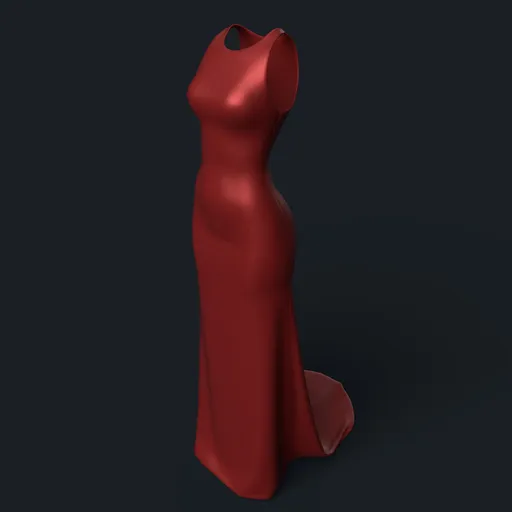 Sleeveless Sheath Gown