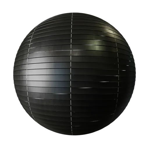 Metal black blinds