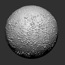 3D sculpting brush effect for detailed creature skin textures, ideal for Blender artists creating monsters and animals.